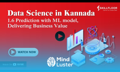 Prediction with ML model Delivering Business Value Data Science Course in Kannada Skillfloor