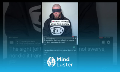 Ex Christian reciting Quran in Arabic