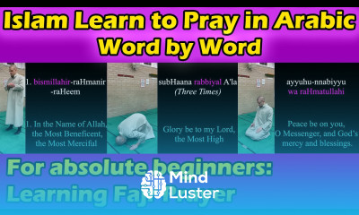 Islam Learn to Pray in Arabic Fajr Word by Word Follow Along Actions For Beginners