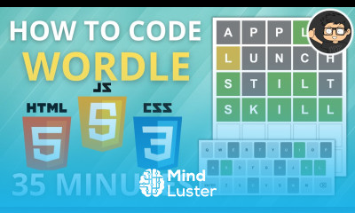 Build a Wordle Clone in JavaScript HTML CSS