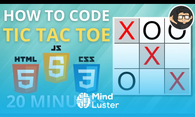 Code Tic Tac Toe Game in JavaScript HTML CSS