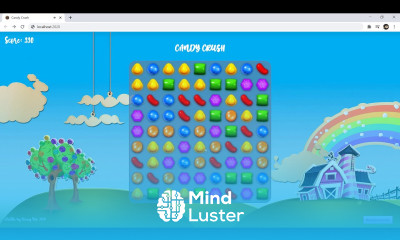 Candy Crush HTML CSS JavaScript node js Day 1 Progress