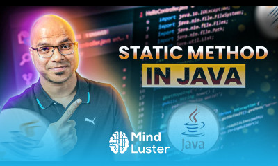 Learn 38 Static Method in Java - Mind Luster