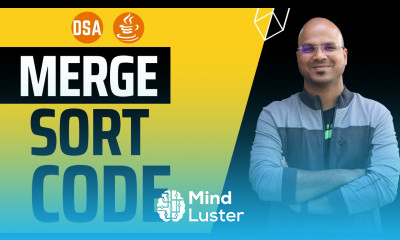 Merge Sort Code DSA