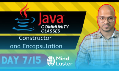 Java Live Session Constructor and Encapsulation