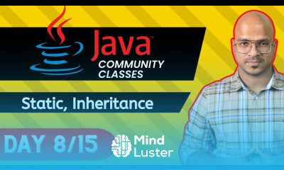Java Live Session Static Keyword and Inheritance