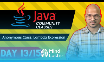 Java Live Session Anonymous Class and Lambda Expression