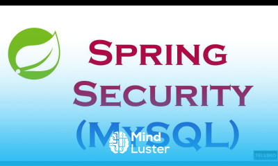 Spring Security MySQL part 4