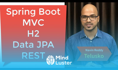 Spring Boot Data JPA MVC H2 REST Example Part 5