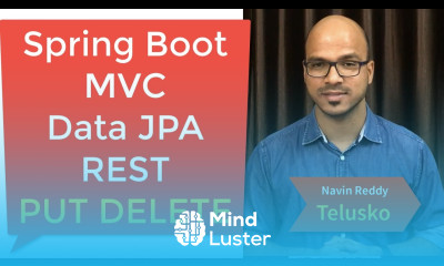 Spring Boot MVC REST PUT DELETE Example Part 9