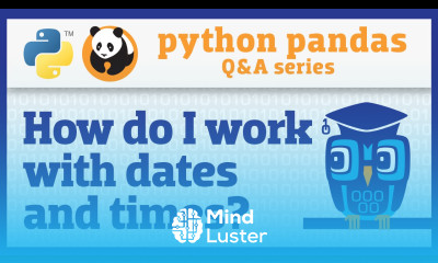 How do I work with dates and times in pandas