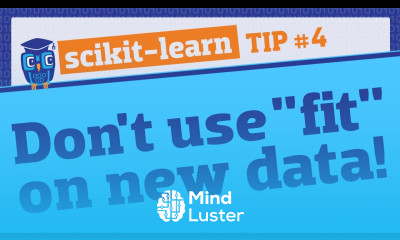 Use fit transform on training data but transform only on testing new data