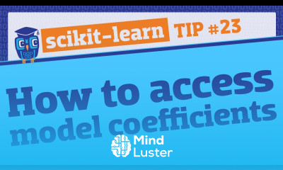 Display the intercept and coefficients for a linear model