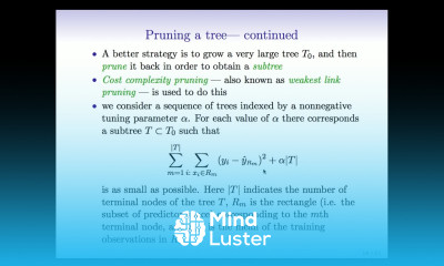 StatsLearning Chapter 8 part 2