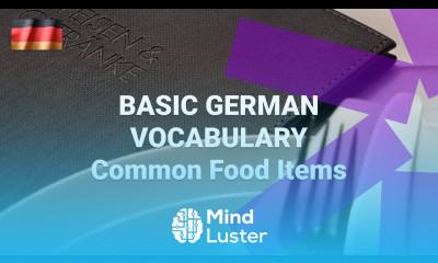 Basic German Vocabulary What Are Common Foods Called in German