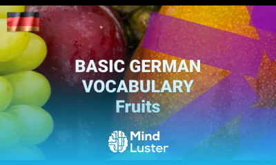 Basic German Vocabulary What Are Fruits Called in German