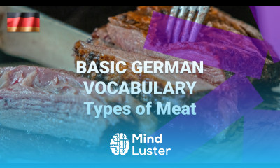 Basic German Vocabulary What Are Types of Meat Called in German