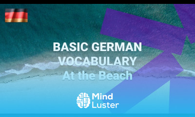 Basic German Vocabulary How Do You Say Beach in German