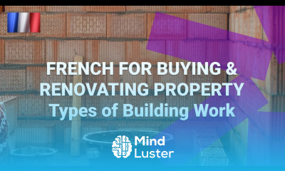 French for Property What Are the Terms for Types of Building Work in French