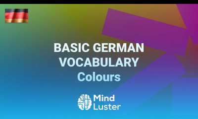 What Are the Basic Colours in German