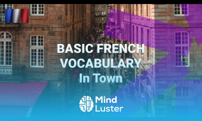 Basic French Vocabulary Shops and Buildings Around Town