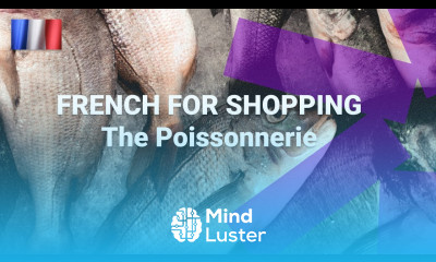 French Vocabulary Training What Can You Buy at the Poissonnerie