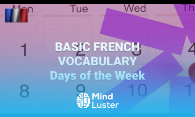 What Are the Days of the Week in French
