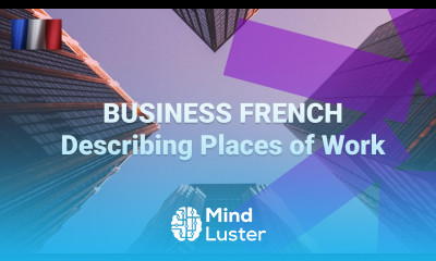 How To Describe Places of Work in French