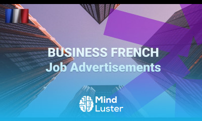 What Common Terms Are Used in French Job Adverts