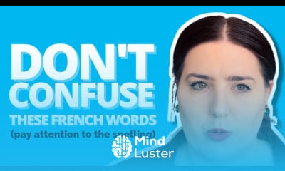 French words that sound the same