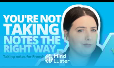 How to take notes for French 