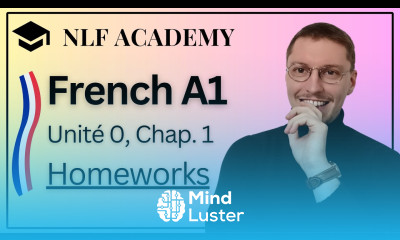 Learning French for Beginners Unité 0 Lesson 1 Homeworks