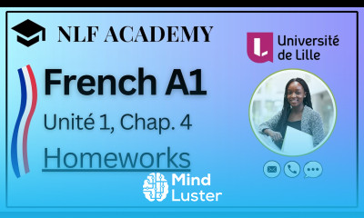 Learning French for Beginners Unité 1 Lesson 4 Homeworks