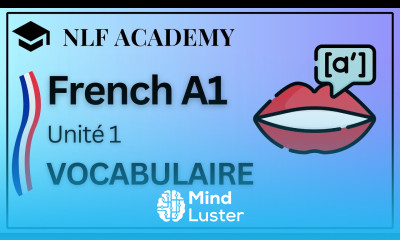 French Vocabulary Pronunciation Sentences Unité 1