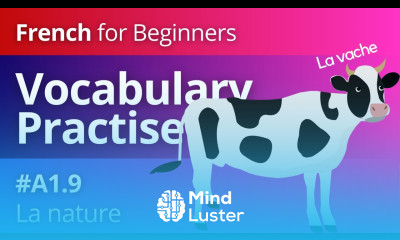 French Vocabulary for Beginners 9 Nature Animaux Météo