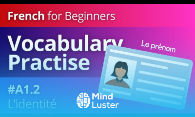 French for Beginners Lesson 7c Identité