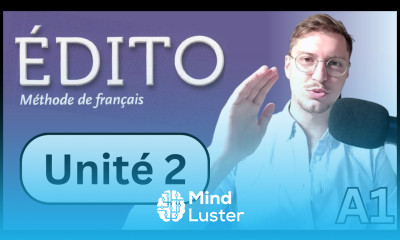 Édito A1 Unit 2 Beginner Full French Class