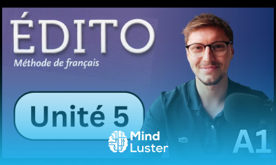 Édito A1 Unit 5 Beginner Full French class