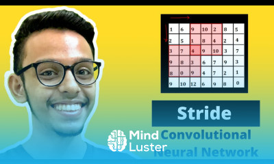 Stride in Convolutional Neural Network CNN