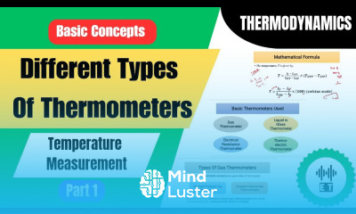 Different Types Of Thermometers Part 1 Temperature Measurement Thermodynamics