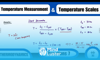 Temperature Measurement And Temperature Scales Questions 7 Thermodynamics