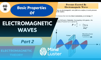Electromagnetic Waves Basic Properties Part 2 Electromagnetic Theory