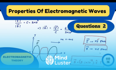 Properties Of Electromagnetic Waves Questions 2 Electromagnetic Theory