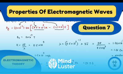 Properties Of Electromagnetic Waves Question 7 Electromagnetic Theory