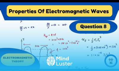 Properties Of Electromagnetic Waves Question 8 Electromagnetic Theory