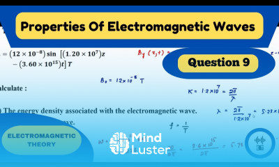Properties Of Electromagnetic Waves Question 9 Electromagnetic Theory