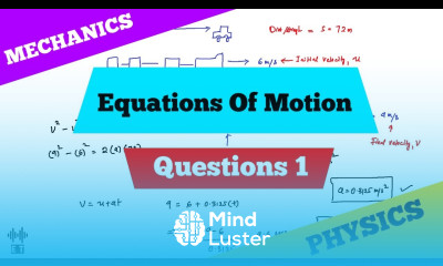 Equations Of Motion Questions 1 Mechanics