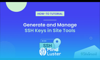 How to Generate and Manage SSH keys in Site Tools