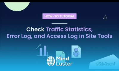 How to See Traffic Statistics Error Log and Access Log in Site Tools