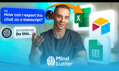 How to Export Transcripts From Custom GPTs OpenAI GPTs Tutorial